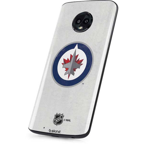NHL Winnipeg Jets Distressed Moto G6 Skin