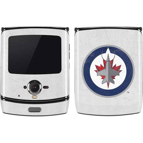 NHL Winnipeg Jets Distressed Motorola RAZR Skin