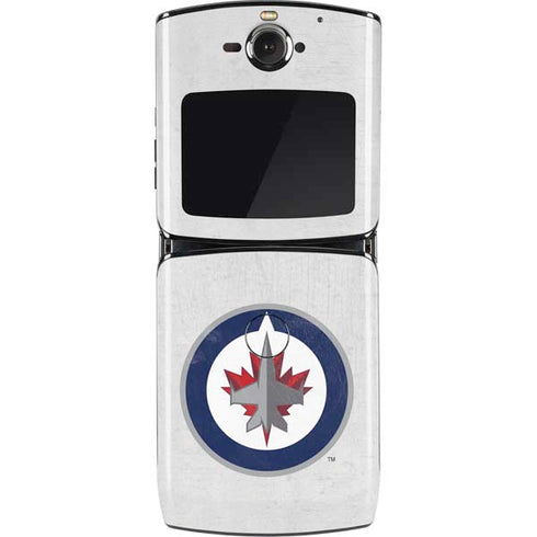 NHL Winnipeg Jets Distressed Motorola RAZR Skin