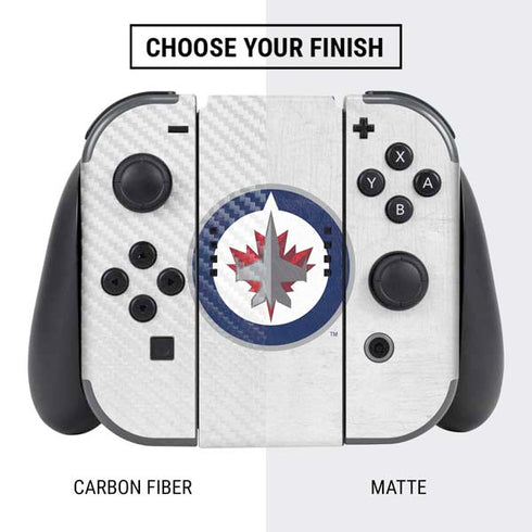 NHL Winnipeg Jets Distressed Nintendo Switch Bundle Skin