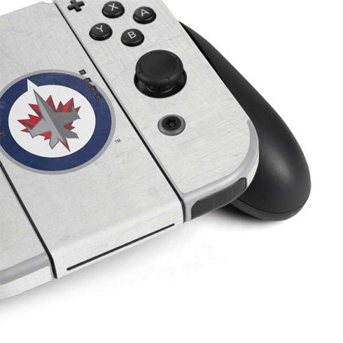 NHL Winnipeg Jets Distressed Nintendo Switch OLED (2021) Skin