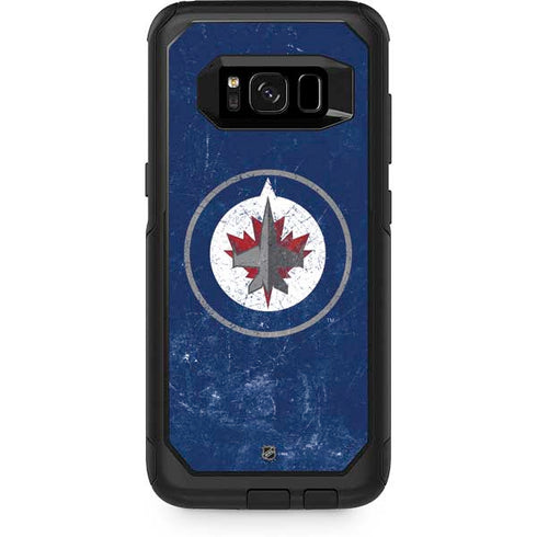 NHL Winnipeg Jets Distressed Logo Otterbox Commuter Galaxy Skin