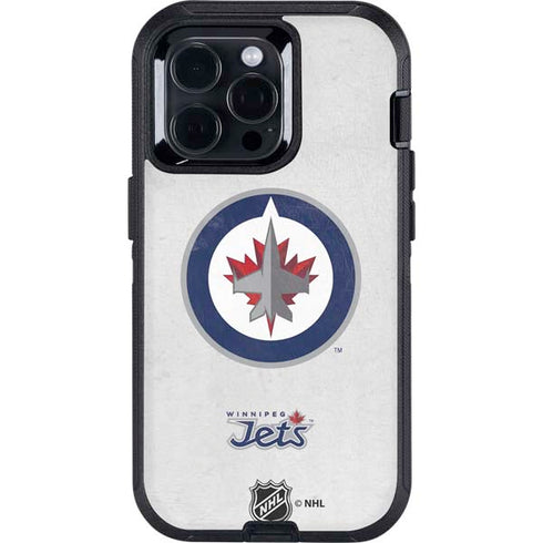 NHL Winnipeg Jets Distressed Otterbox Defender iPhone Skin