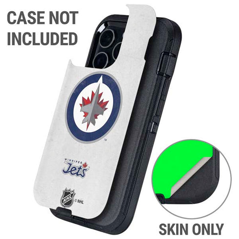 NHL Winnipeg Jets Distressed Otterbox Defender iPhone Skin