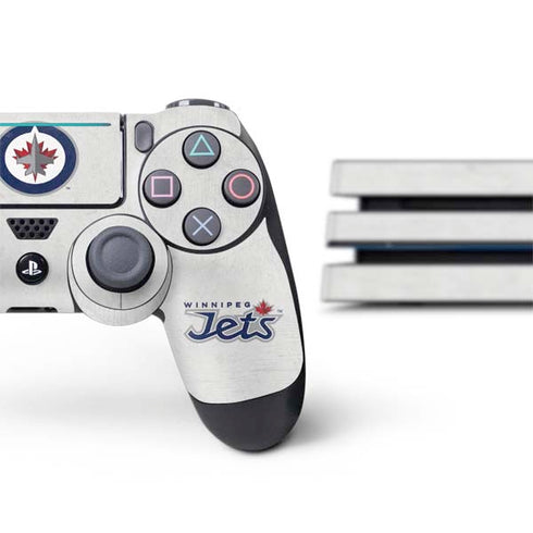 NHL Winnipeg Jets Distressed PS4 Pro Bundle Skin