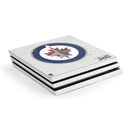 NHL Winnipeg Jets Distressed PS4 Pro Console Skin
