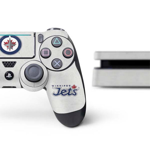 NHL Winnipeg Jets Distressed PS4 Slim Bundle Skin