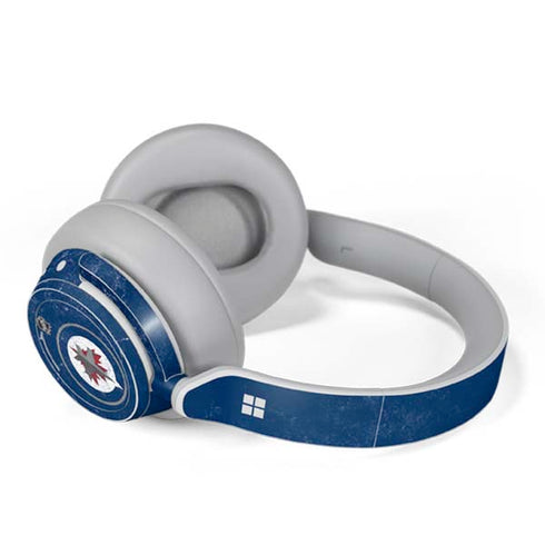NHL Winnipeg Jets Distressed Logo Surface Headphones Skin