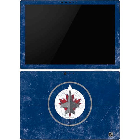 NHL Winnipeg Jets Distressed Logo Surface Pro 6 Skin