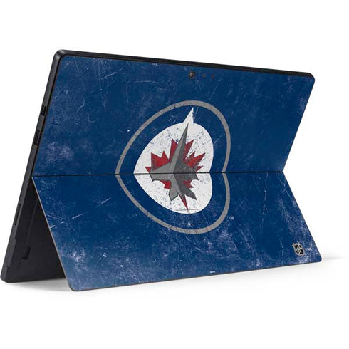 NHL Winnipeg Jets Distressed Logo Surface Pro 6 Skin