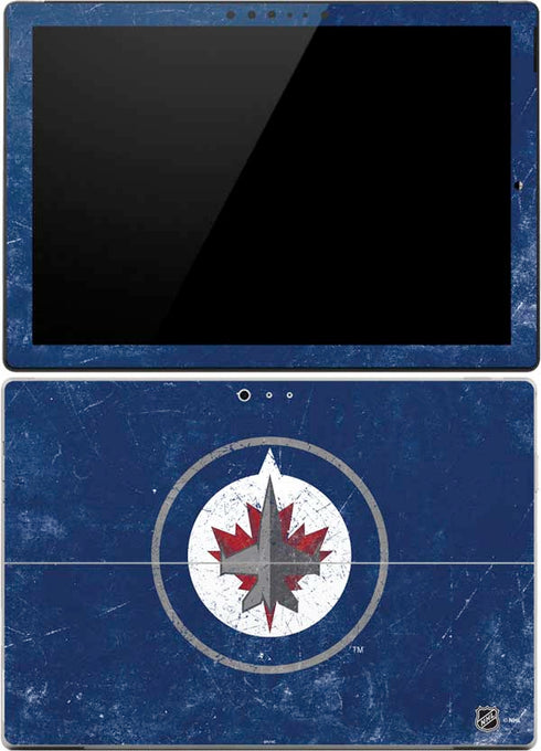 NHL Winnipeg Jets Distressed Logo Surface Pro (2017) Skin