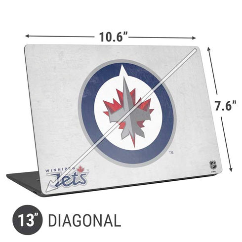 NHL Winnipeg Jets Distressed Universal Laptop 13in (10.6 x 7.6in) Skin