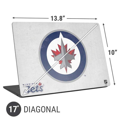 NHL Winnipeg Jets Distressed Universal Laptop 17in (13.8 x 10in) Skin