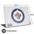 NHL Winnipeg Jets Distressed Universal Laptop 18in (14.6 x 10.6in) Skin