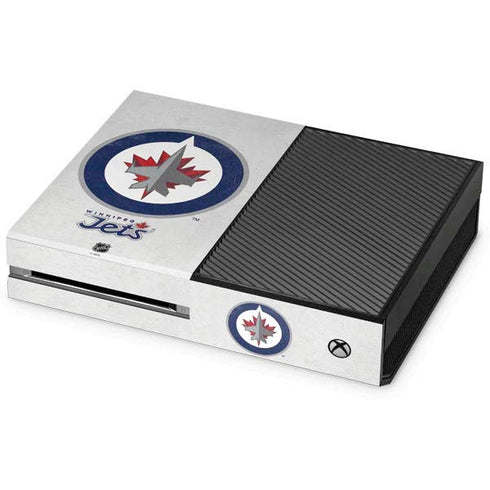 NHL Winnipeg Jets Distressed Xbox One Console Skin