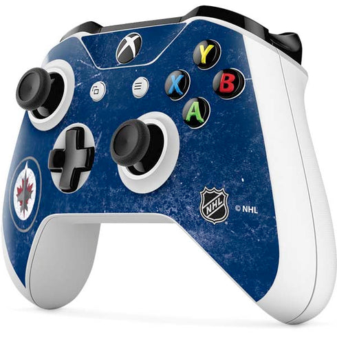 NHL Winnipeg Jets Distressed Logo Xbox One S All-Digital Edition Bundle Skin
