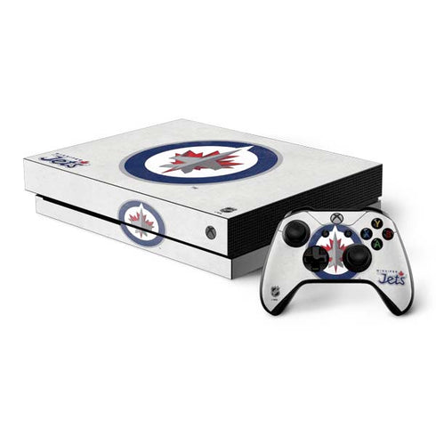 NHL Winnipeg Jets Distressed Xbox One X Bundle Skin