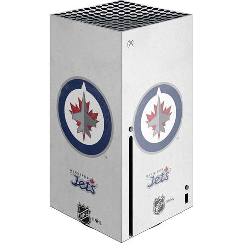 NHL Winnipeg Jets Distressed Xbox Series X Console Skin