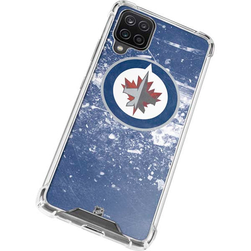NHL Winnipeg Jets Frozen Galaxy A12 Clear Case