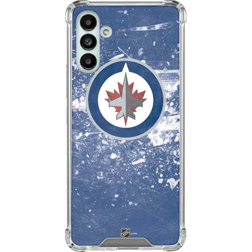 NHL Winnipeg Jets Frozen Galaxy A13 5G Clear Case