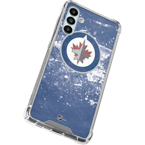 NHL Winnipeg Jets Frozen Galaxy A13 5G Clear Case
