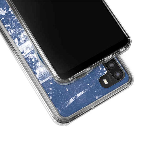 NHL Winnipeg Jets Frozen Galaxy A21 Clear Case