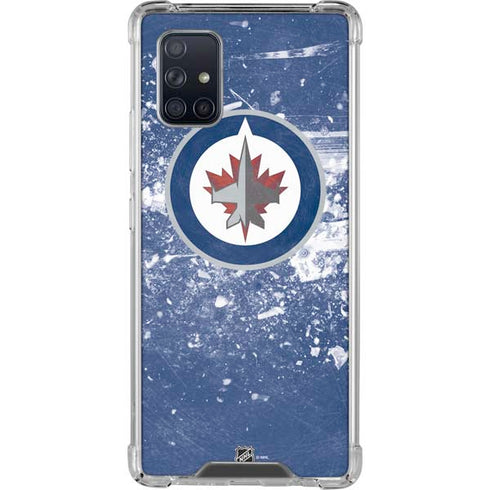 NHL Winnipeg Jets Frozen Galaxy A71 5G Clear Case