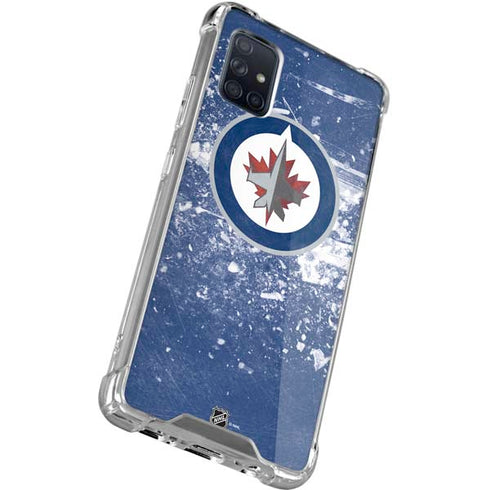 NHL Winnipeg Jets Frozen Galaxy A71 5G Clear Case