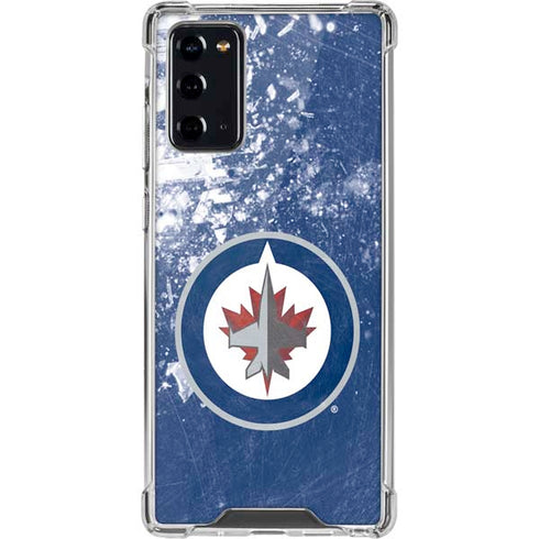 NHL Winnipeg Jets Frozen Galaxy Note20 5G Clear Case