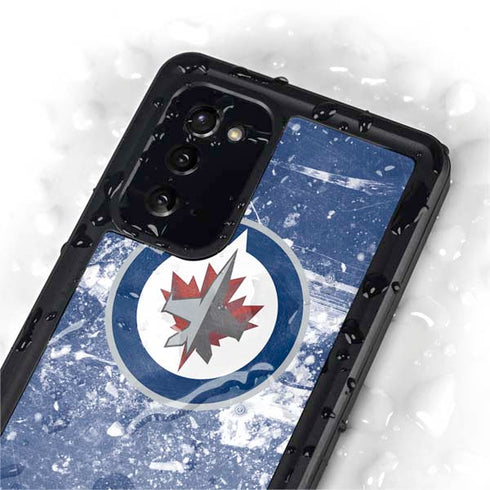 NHL Winnipeg Jets Frozen Galaxy Note20 5G Waterproof Case