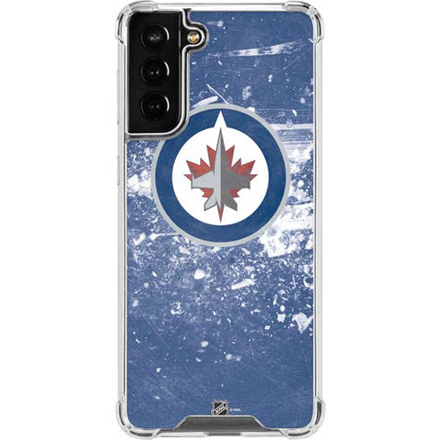 NHL Winnipeg Jets Frozen Galaxy S21 FE Clear Case
