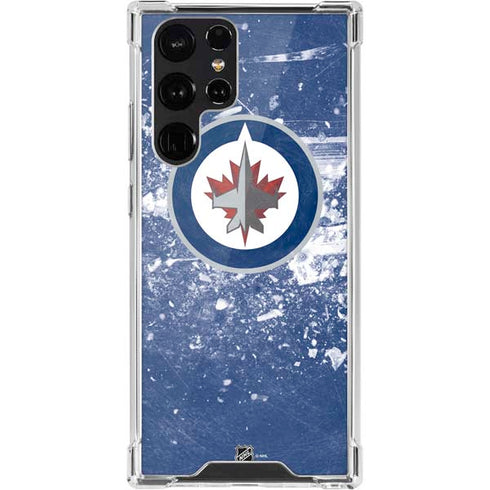 NHL Winnipeg Jets Frozen Galaxy S22 Ultra Clear Case