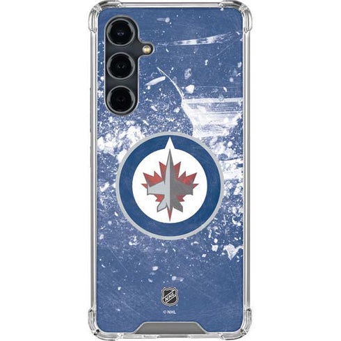 NHL Winnipeg Jets Frozen Galaxy S23 FE Clear Case