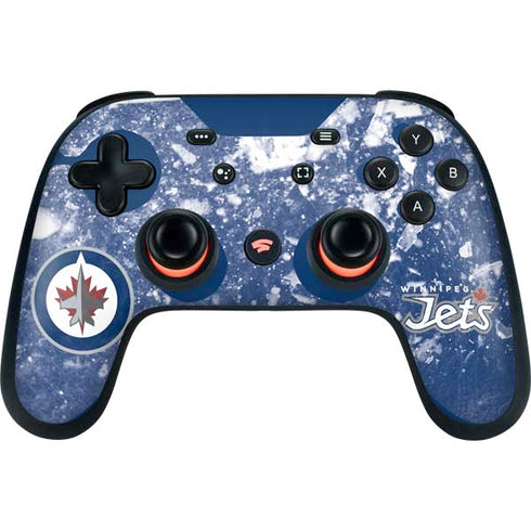 NHL Winnipeg Jets Frozen Google Stadia Controller Skin