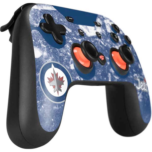 NHL Winnipeg Jets Frozen Google Stadia Controller Skin