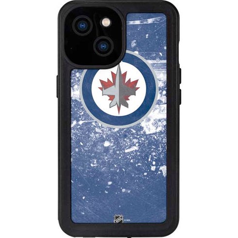NHL Winnipeg Jets Frozen iPhone 13 Mini Waterproof Case