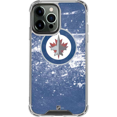 NHL Winnipeg Jets Frozen iPhone 14 Pro Max Clear Case