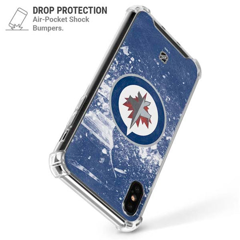 NHL Winnipeg Jets Frozen iPhone XS Max Clear Case