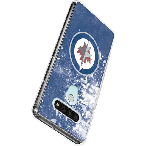 NHL Winnipeg Jets Frozen LG Stylo 6 Clear Case
