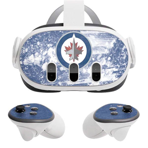 NHL Winnipeg Jets Frozen Meta Quest 3 Skin
