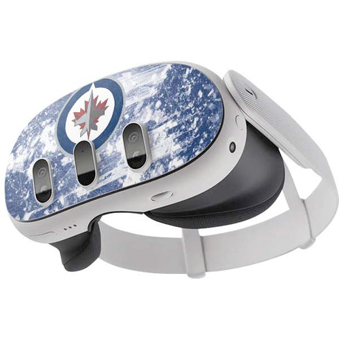 NHL Winnipeg Jets Frozen Meta Quest 3 Skin