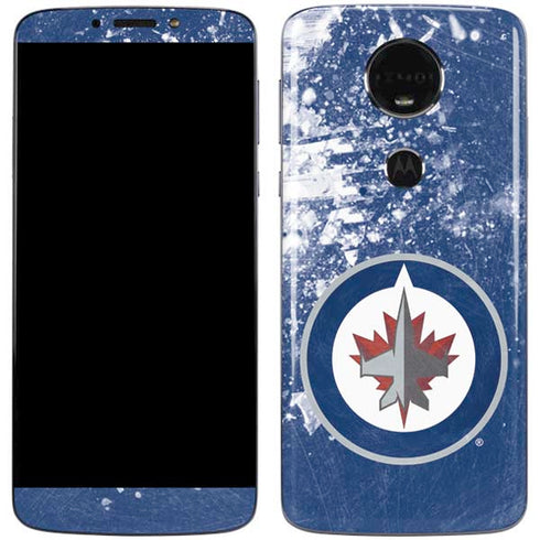 NHL Winnipeg Jets Frozen Moto E5 Plus Skin