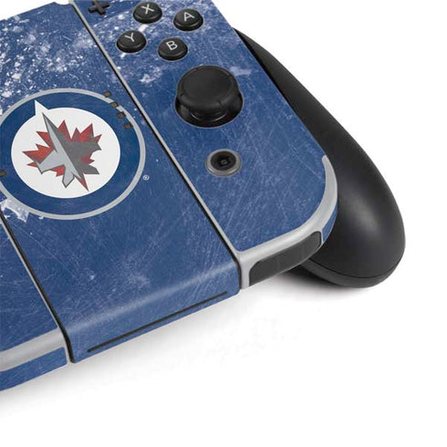 NHL Winnipeg Jets Frozen Nintendo Switch OLED (2021) Skin