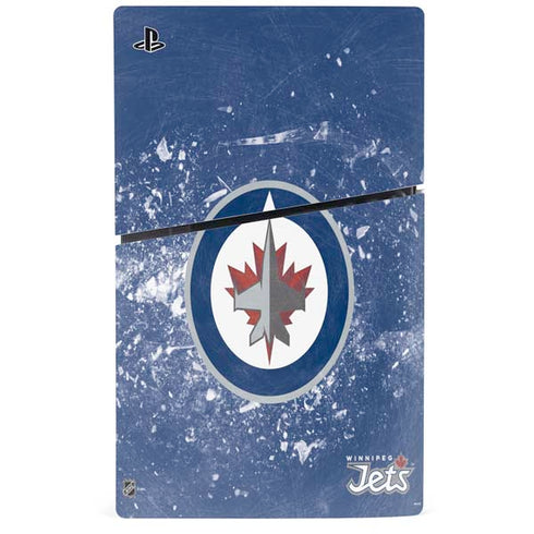 NHL Winnipeg Jets Frozen PS5 Slim Digital Edition Bundle Skin