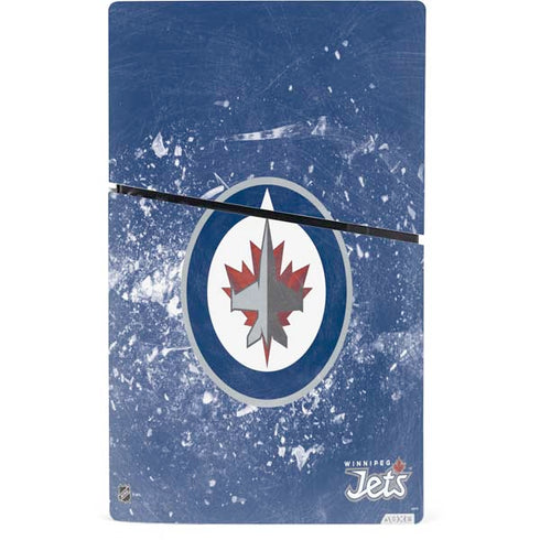 NHL Winnipeg Jets Frozen PS5 Slim Digital Edition Bundle Skin