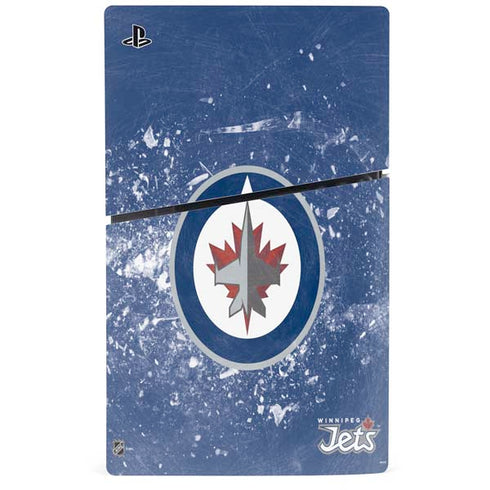 NHL Winnipeg Jets Frozen PS5 Slim Digital Edition Console Skin