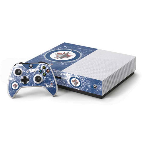 NHL Winnipeg Jets Frozen Xbox One S Console and Controller Bundle Skin