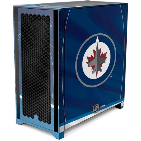 NHL Winnipeg Jets Jersey Corsair 4000D Tempered Glass Mid-Tower ATX Case Skin