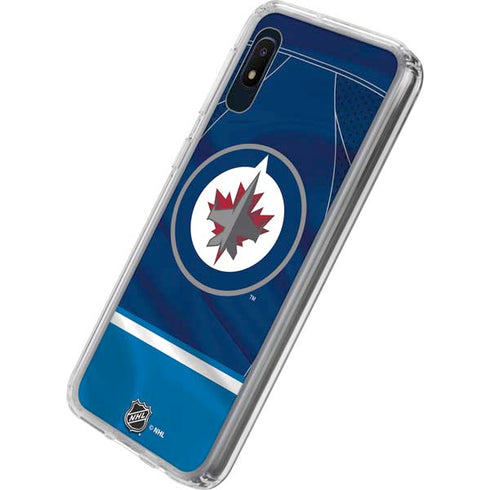 NHL Winnipeg Jets Jersey Galaxy A10e Clear Case