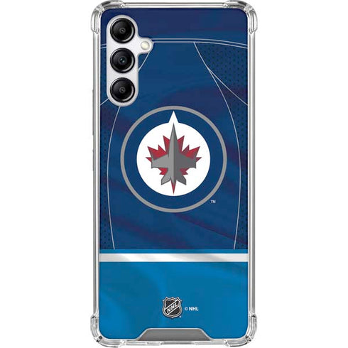 NHL Winnipeg Jets Jersey Galaxy A15 5G Clear Case